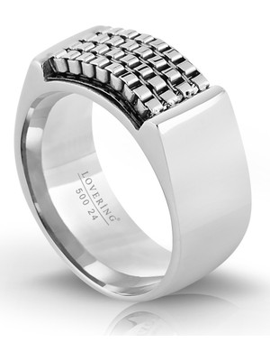 Lovering LVR500E Erkek Çelik Yüzük