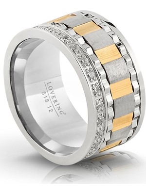 Lovering LVR518B Kadın Çelik Yüzük