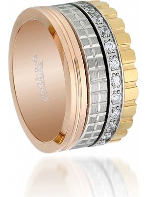 Lovering LVR519B Kadın Çelik Yüzük