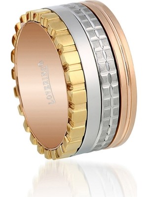 Lovering LVR519E Erkek Çelik Yüzük