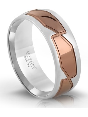 Lovering LVR524E Erkek Çelik Yüzük