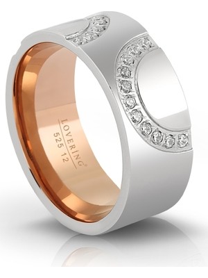 Lovering LVR525B Kadın Çelik Yüzük