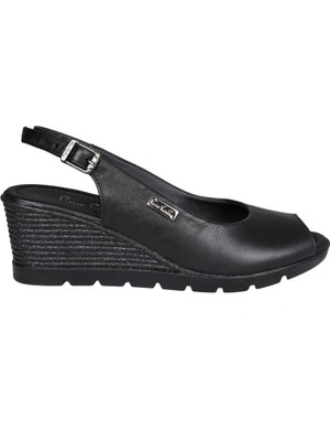 Pierre Cardin PC-6031 Siyah Kadın Topuklu Ayakkabı