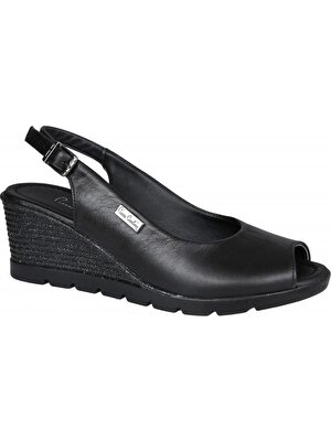 Pierre Cardin PC-6031 Siyah Kadın Topuklu Ayakkabı