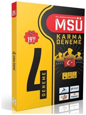 Paraf Yayınları MSÜ Karma Deneme 4'lü