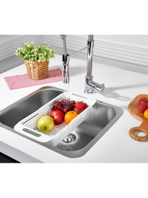 Sun Plastik Ayarlanabilir Lavabo Süzgeci Organızer