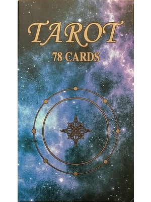 Star 78 Kartlı Tarot Kart Seti Temalı Oyun Takımı Karton Kutuda Eğlenceli