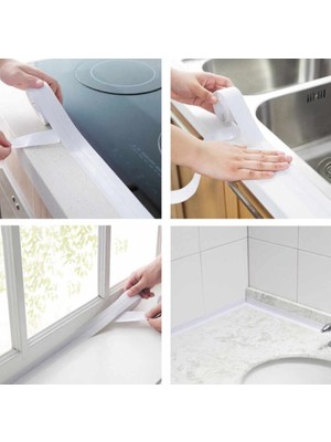 Real Özs Su Sızdırmaz Geçirmez Bant Lavabo Küvet Kenar Bandı Küvet Duş 3.2