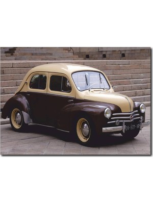 La Vita E Bella Küçük Nostaljik Araba Kanvas Tablo CC-1034