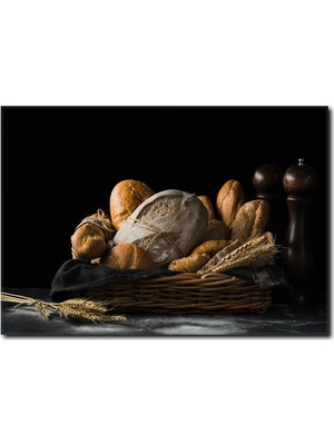 La Vita E Bella Ekmek Temalı Kanvas Tablo CP-1004