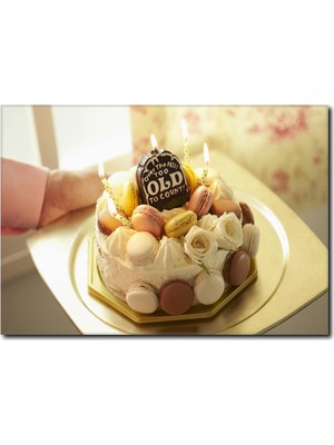 La Vita E Bella Doğumgünü Pastası Temalı Kanvas Tablo CP-1011