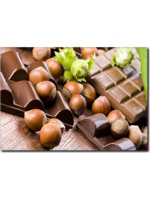 La Vita E Bella Sütlü Çikolata Temalı Kanvas Tablo CP-1035