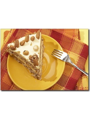 La Vita E Bella Bademli Pasta Temalı Kanvas Tablo CP-1048