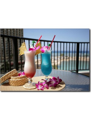 La Vita E Bella Meyve Kokteylleri Kanvas Tablo CP-1054