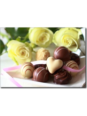 La Vita E Bella Sevgi Dolu Tatlar Temalı Kanvas Tablo CP-1058