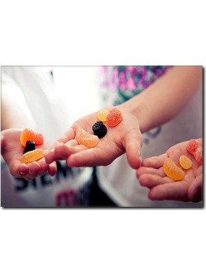 La Vita E Bella Şekerleme Temalı Kanvas Tablo CP-1080