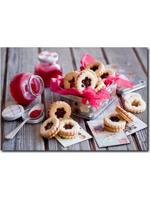 La Vita E Bella Tatlı Keyfi Temalı Kanvas Tablo CP-1083