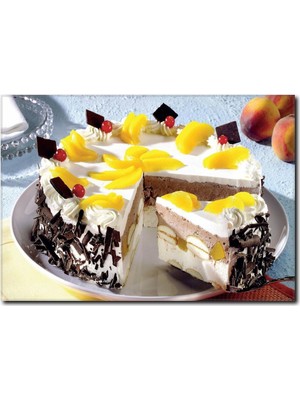 La Vita E Bella Renkli Pasta Temalı Kanvas Tablo CP-1085