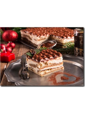 La Vita E Bella Tiramisu Aşkına Kanvas Tablo CP-1096
