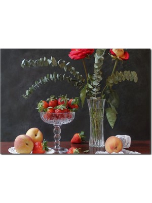 La Vita E Bella Meyve Detaylı Kanvas Tablo DC-1007