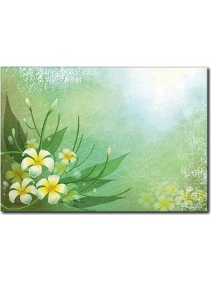 La Vita E Bella Pastel Tonlarda Çiçekler Kanvas Tablo DC-1096