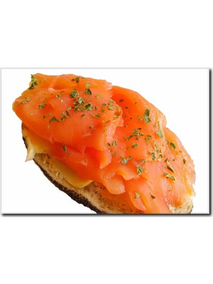 La Vita E Bella Somon Balığı Temalı Kanvas Tablo DZ-1022