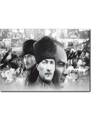 La Vita E Bella Her Yerde Atatürk Kanvas Tablo KA-1018