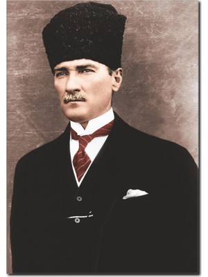 La Vita E Bella Mustafa Kemal Atatürk Temalı Kanvas Tablo KA-1021