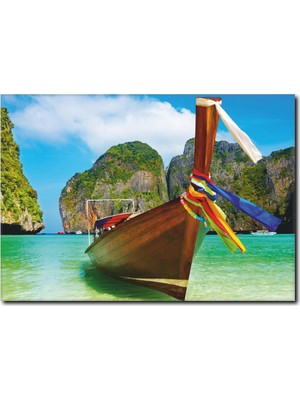 La Vita E Bella Renkli Sandal Kanvas Tablo MN-1007