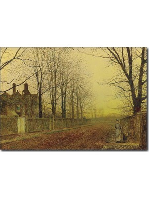 La Vita E Bella Sonbahar Manzarası Temalı Kanvas Tablo MN-1016