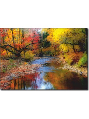 La Vita E Bella Sonbahar ve Doğa Temalı Kanvas Tablo MN-1020