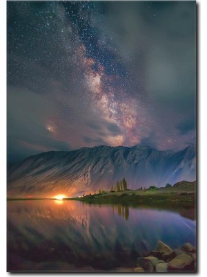 La Vita E Bella Kuzey Işıkları Kanvas Tablo MN-1043