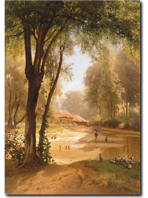 La Vita E Bella Sonbahar Yağlıboya Tablo MN-1046