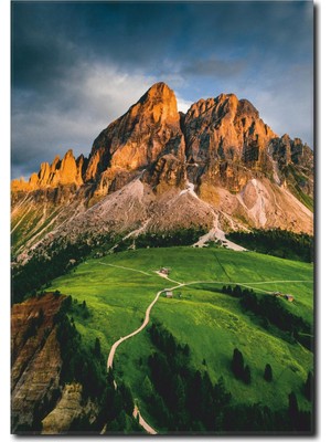 La Vita E Bella Vadi ve Dağ Kanvas Tablo MN-1068