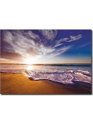 La Vita E Bella Dalgalar ve Okyanus Kanvas Tablo MN-1070