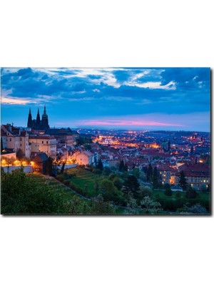 La Vita E Bella Nostaljik Şehir Manzarası Kanvas Tablo MN-1080