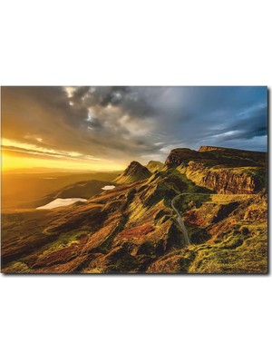 La Vita E Bella Doğa ve Günbatımı Manzaralı Kanvas Tablo MN-1094