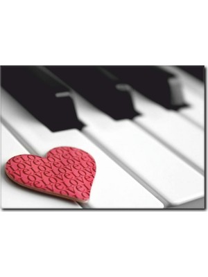 La Vita E Bella Müziğin Ritmi Temalı Kanvas Tablo MS-1006