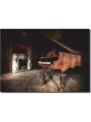 La Vita E Bella Nostalji Piyano Manzaralı Tablo MS-1013