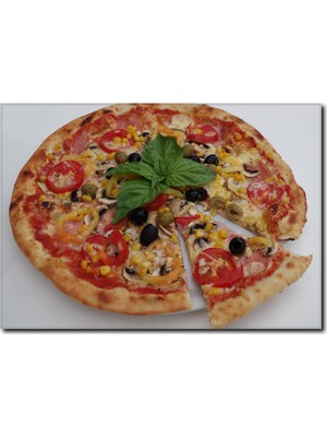La Vita E Bella Mısırlı Pizza Kanvas Tablo PH-1006