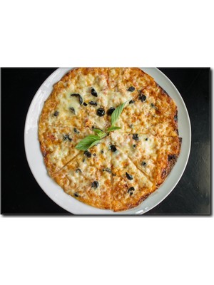 La Vita E Bella Çok Peynirli Pizza Kanvas Tablo PH-1008