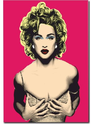 La Vita E Bella Madonna Pop Art Kanvas Tablo PP-1005