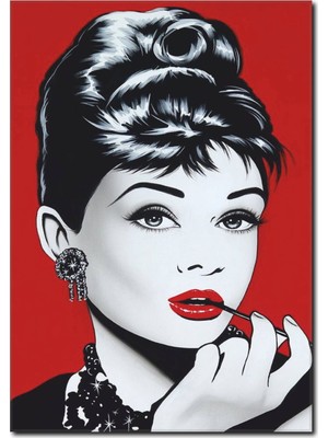 La Vita E Bella Audrey Hepburn Pop Art Tablo PP-1007