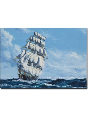 La Vita E Bella Yelkenli Yağlı Boya Şık Tablo RT-1008