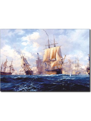 La Vita E Bella Yelkenli Gemi Yağlı Boya Tablo RT-1057