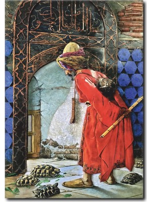 La Vita E Bella Kaplumbağa Terbiyecisi Kanvas Tablo RT-1081