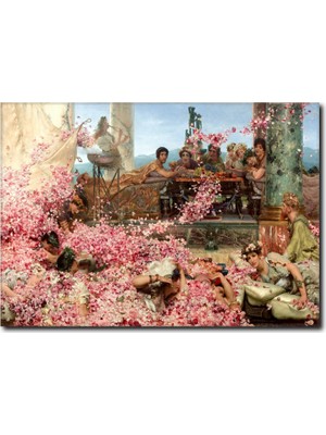 La Vita E Bella Heliogabalus Gülleri Kanvas Tablo RT-1094