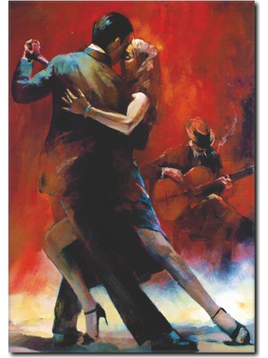 La Vita E Bella Vals Yağlıboya Kanvas Tablo RT-1107