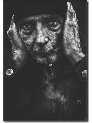 La Vita E Bella Yaşlı Adam Temalı Kanvas Tablo SB-1032