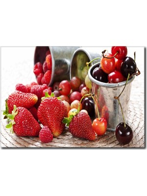 La Vita E Bella Kırmızı Meyveler Kanvas Tablo SM-1006